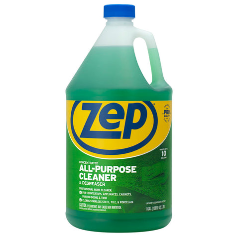 Zep Commercial All Purpose Cleaner and Degreaser Liquid, 128 oz., Fresh Scent, Concentrated