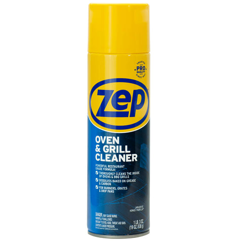 Zep Oven & Grill Cleaner, 19 oz, Foam, No Scent